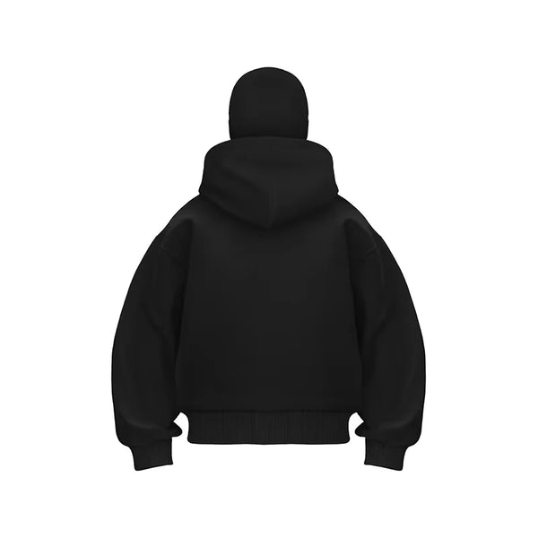 WichNova Y2K Double-Hat Zip Hoodie