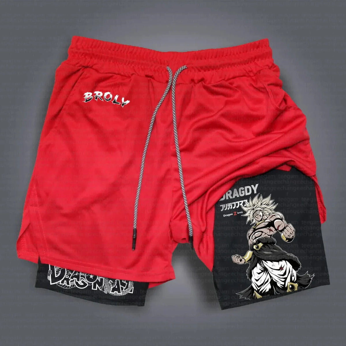 WichNova® Dragon Ball Double-Layer Summer Shorts