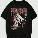 Freedom Portrait Hip Hop T-Shirt - WICHUW LTD